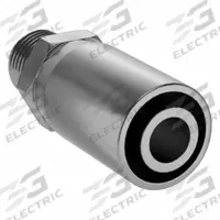 KURT Hydraulic Crimp Fitting: Carbon Steel, Straight, -12 For Hose Dash Size, Male x Male (MPN MJ-12-12). Key specifications — Fitting Gender: Male x Male; Fitting Connection Type: NPT x Hose End; Thread Size: 1-1/16"-12; For Hose Dash Size: -12; Brand: KURT.