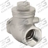 APPROVED VENDOR Swing Check Valve: Swing, Inline Valve Body, 1 in Pipe Size, FNPT x FNPT, Horizontal (MPN 4VMU2). Key specifications — Brand: APPROVED VENDOR.