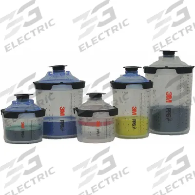 3M Spray Gun Cup Liner Kit: Spray Gun Cup Liner Kit, PPS, Spray Cup Systems - Liners for Spray Gun Cups