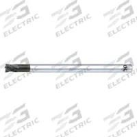 OSG Square End Mill: Carbide, Diamond Coated, 4 Flute, 3/32" Mill Dia, 3/32" LOC, 3" OAL (MPN 70420216)