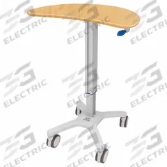 CAPSA HEALTHCARE Laptop Cart: Aluminum, (4) Swivel with Brake, Maple (MPN 207166-HM). Key specifications — Material: Aluminum; Brand: CAPSA HEALTHCARE; Caster/Wheel Configuration: (4) Swivel with Brake; Cabinet Color: Maple.