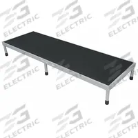 COTTERMAN Work Platform: 14 in Platform Ht - Max, 24 in Platform Wd, 60 in Platform Dp, Adj Ht (MPN 1SAWP2460A8 A9-14 B1 P6). Key specifications — Brand: COTTERMAN; Color: Silver; Tread Type: Antifatigue Mat.