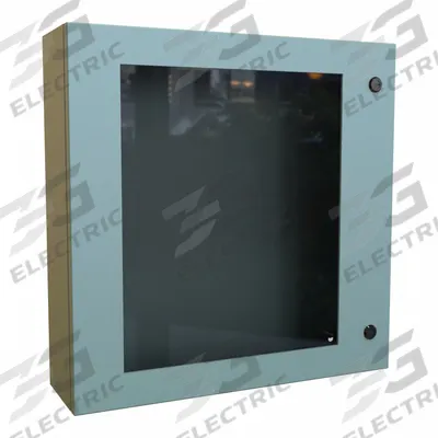 HAMMOND Electrical Enclosure: Steel, 24 in x 24 in x 6 in, NEMA 12/3R/4 - Steel Washdown Enclosures