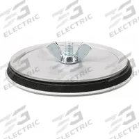 HOFFMAN Hole Seal: Steel, 2 1/2 in Conduit Hole Size, For 3 in Hole Dia - Max, Steel, 3R, Gray (MPN AS250). Key specifications — Color: Gray; Brand: HOFFMAN; Finish: Powder Coated; For Hole Type: Conduit; Includes: Oil Resistant Gasket; Material: Steel; NEMA Enclosure Rating: 3R.