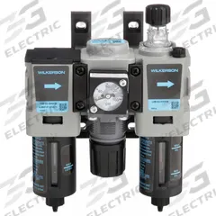 WILKERSON Filter/Regulator/Lubricator: 1/4 in NPT, 27 cfm, 150 psi Max Op Pressure, 5 micron (MPN C08-02-FKG0B). Key specifications — attr109588: C08; attr109524: WILKERSON.