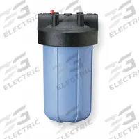 PENTAIR/PENTEK Water Filter Housing: 1 1/2 in, NPT, 13 1/2 in Overall Ht, 7 1/2 in Overall Dia, Blue (MPN 150239-75). Key specifications — Housing Material: Polypropylene; Housing Color: Blue; Brand: PENTAIR/PENTEK.