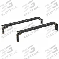 CURT Fifth Wheel Base Rails: 43 in Overall Lg, 6 1/2 in Overall Wd, 1 in Overall Ht (MPN 16200)