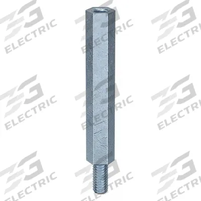 APPROVED VENDOR Standoff: Male x Female, M2.5x0.45 Thread Sz, 30.6 mm Lg, Hex, Steel, Zinc-Plated - Steel Male x Female Standoffs