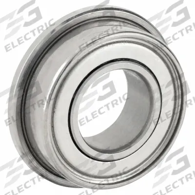 EZO Miniature Ball Bearing: R166, 3/16 in Bore, 0.422 in Flange Dia, Dbl Shield - Corrosion-Resistant High-Clearance Ball Bearings
