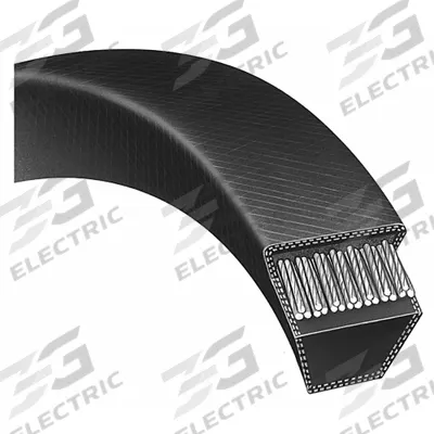 BANDO Metric V-Belt: SPA, SPA1650, 1,650 mm Outside Lg, 12 1/2 mm Top Wd, 10 mm Thick - SPA Section Metric V-Belts