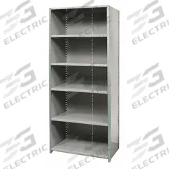 HALLOWELL Metal Shelving: Standalone, Heavy-Duty, 48 in x 24 in, 84 in Overall Ht, 6 Shelves (MPN F7721-24HG). Key specifications — Assembled: Unassembled; Shelving Material: Steel; Frame Material: Steel; Color: Gray; Brand: HALLOWELL.