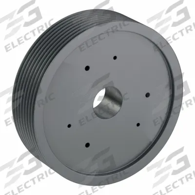 APPROVED VENDOR V-Belt Pulley: 5V2120, 8 Groove, 21.2 in OD, Bushed Bore - Bushed-Bore Cast-Iron Wedge V-Belt Pulleys