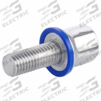 Hygienic Hex Head Screws: Stainless Steel, Fully Threaded, M16, 40 mm Fastener Lg, Grade 316L (MPN 1580-M16-40-PL-H). Key specifications — Brand: JW WINCO; Washer Type: FDA-Approved Pre-Mounted Sealing.