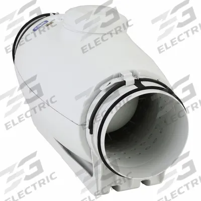 SOLER & PALAU In-Line Duct Fan: 333 cfm Max., 6 in Duct, 65 W, 120V AC, 1 Ph, IP44 - General Purpose Inline Duct Fans