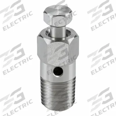 HAM-LET Purge Valve: 316L Stainless Steel, 1/4" MNPT, 10,000 psi Pressure - 1-Valve Manifolds