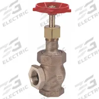 MILWAUKEE VALVE Angle Globe Valve: For Gas/Oil/Steam/Water Media, Bronze, Angle, 3/8 in Pipe Size (MPN 582-3/8"). Key specifications — Brand: MILWAUKEE VALVE; Stem: Rising.