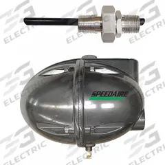SPEEDAIRE External Auto Drain: 1/2 in FNPT Inlet Size, 1/2 in FNPT Outlet Size, 45 psi to 230 psi (MPN 4GNN1). Key specifications — attr125506: SPEEDAIRE.