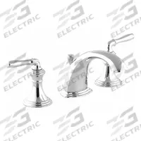 KOHLER Low Arc Bathroom Faucet: Devonshire, Brass, Polished Chrome Finish, 1.2 gpm Flow Rate, Arc (MPN K-394-4-CP). Key specifications — Includes: Drain With 1-1/4" Tailpiece; Brand: KOHLER; Series: Devonshire.