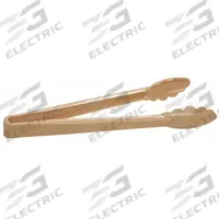 CRESTWARE Serving Tongs: 12 in Overall Lg, Beige, Polycarbonate, 1 1/2 in Overall Wd (MPN PCT12BG). Key specifications — Dishwasher Safe: No; Brand: CRESTWARE; NSF Certified: No; Blade Material: Polycarbonate.