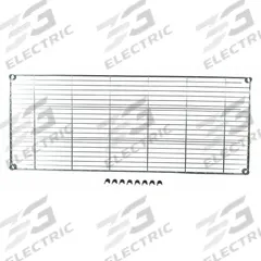 APPROVED VENDOR Wire Shelf: 60 in x 24 in, 1 Shelves, Zinc (MPN MHL2460ZG). Key specifications — Brand: APPROVED VENDOR; Finish: Zinc.