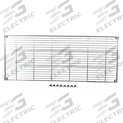 APPROVED VENDOR Wire Shelf: 60 in x 24 in, 1 Shelves - Wire Shelves for Dry Use