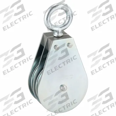 APPROVED VENDOR Pulley Block: Swivel, Upright Mount, Pulling, 1,550 lb Working Load Limit - Swivel-Eye Attached Pulley Blocks