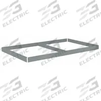 TENNSCO Shelf: 60 in x 36 in, 2,000 lb Load Capacity, Gray, Shelf (MPN ZLES-6036). Key specifications — Includes: (4) Beams; Shelf Configuration: Single Straight; Color: Gray; Frame Material: Steel; Brand: TENNSCO; Frame Finish: Zinc Plated; Product Type: Shelf.