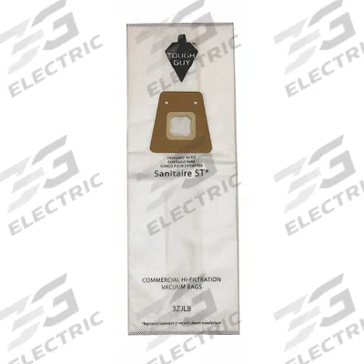 APPROVED VENDOR Vacuum Bag: Sanitaire, SC675A/SC688A/SC888K/SC889A, Dry, Cloth, 3-Ply, Std - Upright Vacuum Bags