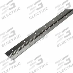 MONROE PMP Piano Hinge: Steel, 72 in Leaf Ht, 2 in Leaf Wd, Through Hole (MPN CB24020072GA). Key specifications — Material: Steel.