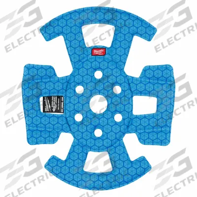 MILWAUKEE Helmet Liner: Polyester, Blue - Sweat Bands for Hard Hats and Bump Caps