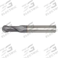 WIDIA HANITA Ball End Mill: Carbide, TiAlN Coated, 2 Flute, 1/32" Mill Dia, 5/64" LOC, 1-1/2" OAL (MPN I2B0031T007R)