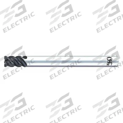 OSG Corner Radius End Mill: Carbide, WXL Coated, 4 Flute, 1/4" Mill Dia, 5/8" LOC - Carbide Corner-Radius End Mills for Hardened Materials