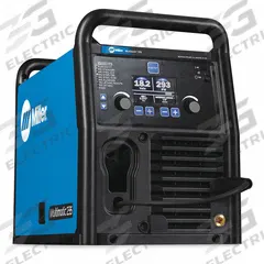 MILLER ELECTRIC Multiprocess Welder: Multimatic 235, DC, MIG/Stick Pack (MPN 907780). Key specifications — Maximum Amperage (Stick): 200 A; Maximum Amperage (TIG): 210 A; Input Voltage (Nominal) (Merch - Table Column, Filters): 230V.