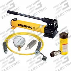ENERPAC Cylinder and Hand Pump Set: 15 ton Cylinder Nominal Capacity, 4 in Cylinder Stroke, RC154 (MPN SCR154H). Key specifications — attr96781: HC7206; attr96779: RC154; attr96780: P392; attr98877: ENERPAC.