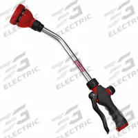 APPROVED VENDOR Watering Wand: Adj Stream, Front Trigger, 8 No. Spray Patterns, 100°F Max Temp, Wand (MPN 4675). Key specifications — Construction: Metal.