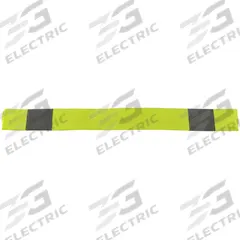 Seat Belt Cover: Seat Belt Cover, 18 in Lg (In.), Yellow (MPN LUX-900-Y). Key specifications — Brand: OCCUNOMIX; Material: Polyester; Features: Reflective Strip.