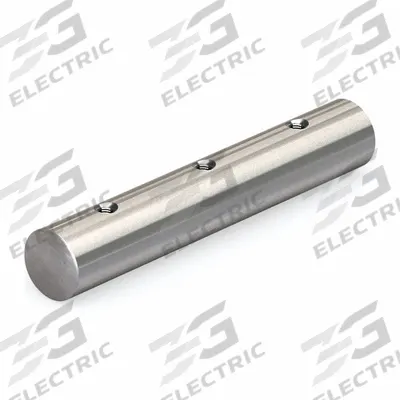 PBC LINEAR Linear Shaft: 50 mm Shaft Dia, 600 mm Lg, Polished - Pre-Drilled Linear Shafts