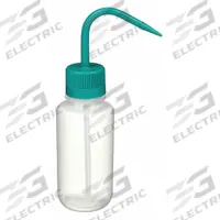 APPROVED VENDOR Wash Bottle: 250 mL, No Imprinting, Green, Wide, Std Spout Spout, White (MPN 6FAU1). Key specifications — Closure Color: Green; Vented/Nonvented: Nonvented; Body Color: White; Brand: APPROVED VENDOR; Imprinting Group: No Imprinting or Write On.
