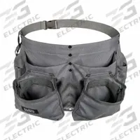 KLEIN TOOLS 8-Pocket Tool Apron: Canvas, 46 in Waist Size, Pockets 8, Not Padded (MPN 21024). Key specifications — Material: Canvas; Brand: KLEIN TOOLS; Padded: Not Padded; Primary Application: General Purpose.