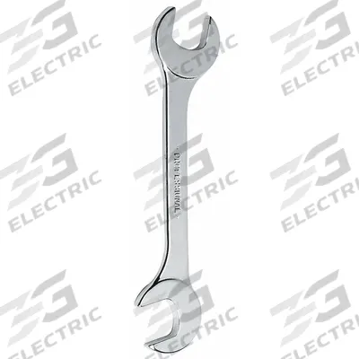 PROTO Open End Wrench: Alloy Steel, Satin, 15/64 in Head Size, 3 in Overall Lg - SAE, Double End, Open End Wrenches