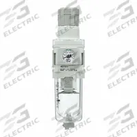 SMC Filter Regulator: AW-D Series, 1/4 in NPT, 5 micron, 0.85 MPa Max Op Pressure, Auto Drain (MPN AW20K-N02C-CZ-D). Key specifications — attr109419: SMC; attr109429: Die-Cast Aluminum; attr109463: Yes; attr109468: AW-D.