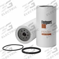 FLEETGUARD Automotive Fuel Filter: 14 in Overall Lg, 4 1/4 in Outside Dia, Diesel Fuel, Diesel (MPN FS1091). Key specifications — attr1137520: BF9866-O; attr1137521: FS1091; attr434022: FLEETGUARD; attr1017113: John Deere.