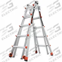 LITTLE GIANT Combination Ladder: 6 Configurations, Aluminum, 300 lb Load Capacity, 40 lb Wt (MPN 13122-001). Key specifications — Brand: LITTLE GIANT; Included Features: Trestle Brackets.