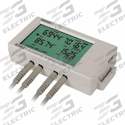 HOBO Analog Data Logger: -4°F to 158°F, -20°C to 70°C, UX120-006M, USB - Pressure & Temperature Data Loggers