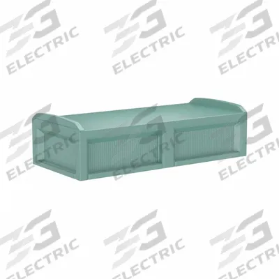 CORTECH Institutional Bed: Aqua, 80 in Overall Lg, 36 in Overall Wd, 21 in Overall Ht - No Storage Bed Frames