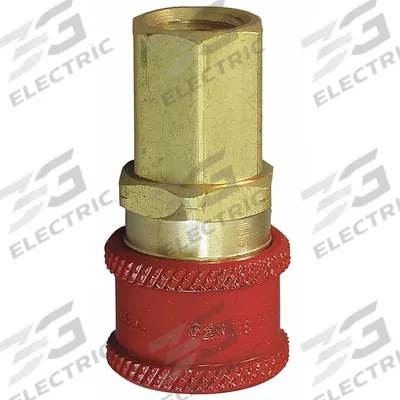 HANSEN Quick Coupler Body: NPTF - Acetylene Hose Quick-Disconnect Coupling Sockets