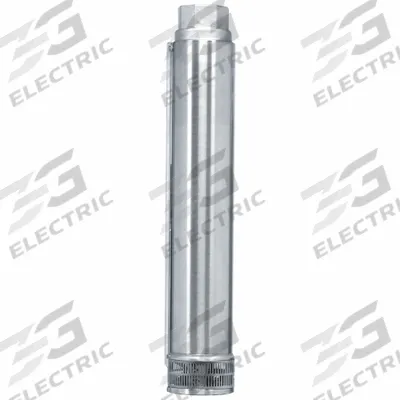 LITTLE GIANT Submersible Well Pump Head: For 4 in Well Pipe Dia., Stainless Steel, 80 gpm - Pump Heads for Submersible Deep Well Pumps