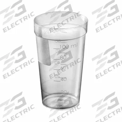 APPROVED VENDOR Titration Cup: Tall Form, Printed Graduation, Polypropylene, Translucent - Titration Cups
