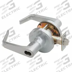 FALCON LOCK Door Lockset: Storeroom Lever Locksets, Chrome, ADA Compliant (MPN T581BD D 626). Key specifications — Ligature Resistance: Not Ligature-Resistant; Brand: FALCON LOCK; Lockset Function ANSI Code: F86; Visual Indicator Message: No Message; Lockset Style: Dane; ADA Compliant: Yes; Finish: Satin Chromium-Plated : Zinc.