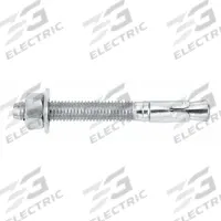 DEWALT Wedge Anchor: 12 in Overall Lg, 3/4 in Dia, 3/4"-10 Thread Size, 9 1/2 in Thread Lg, 10 PK (MPN 7451SD1-PWR). Key specifications — Brand: DEWALT; Anchor Type: Wedge; Finish Type: Zinc Plated.
